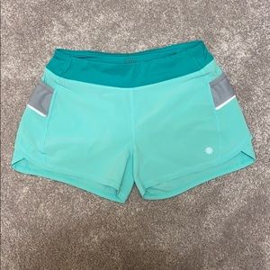 Athleta girl mint green shorts